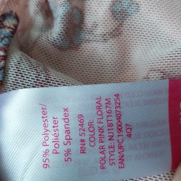 NO BOUNDARIES Women's Polar Pink Floral Summer Sheer Top - Picture 6 of 7